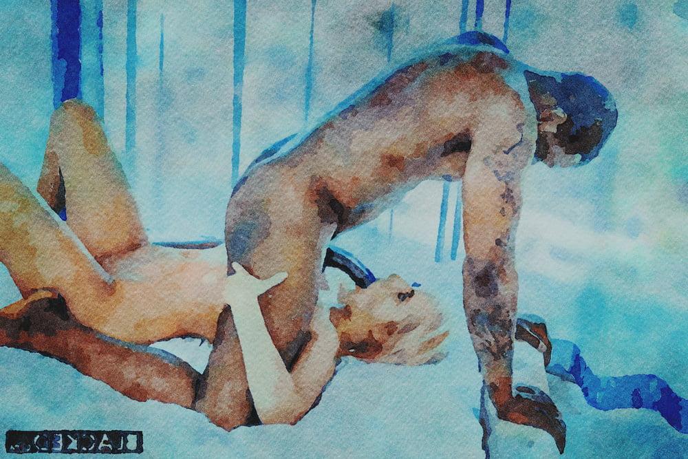 25P Erotic Digital Watercolor 30