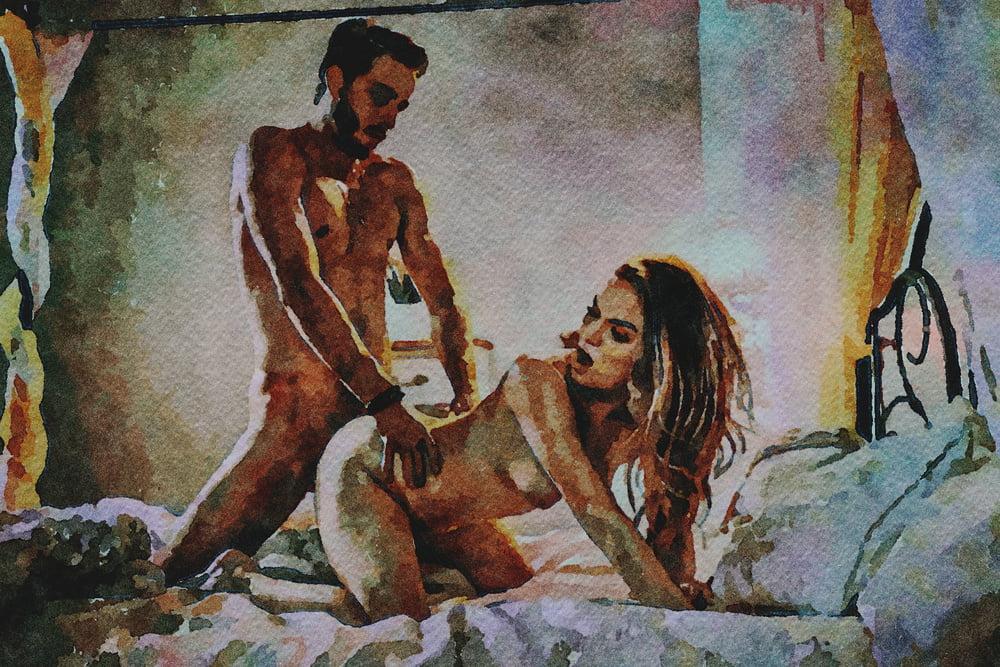 21P Erotic Digital Watercolor 32
