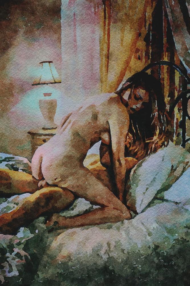 21P Erotic Digital Watercolor 32