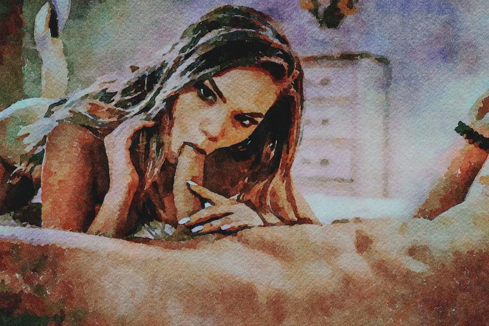 21P Erotic Digital Watercolor 32