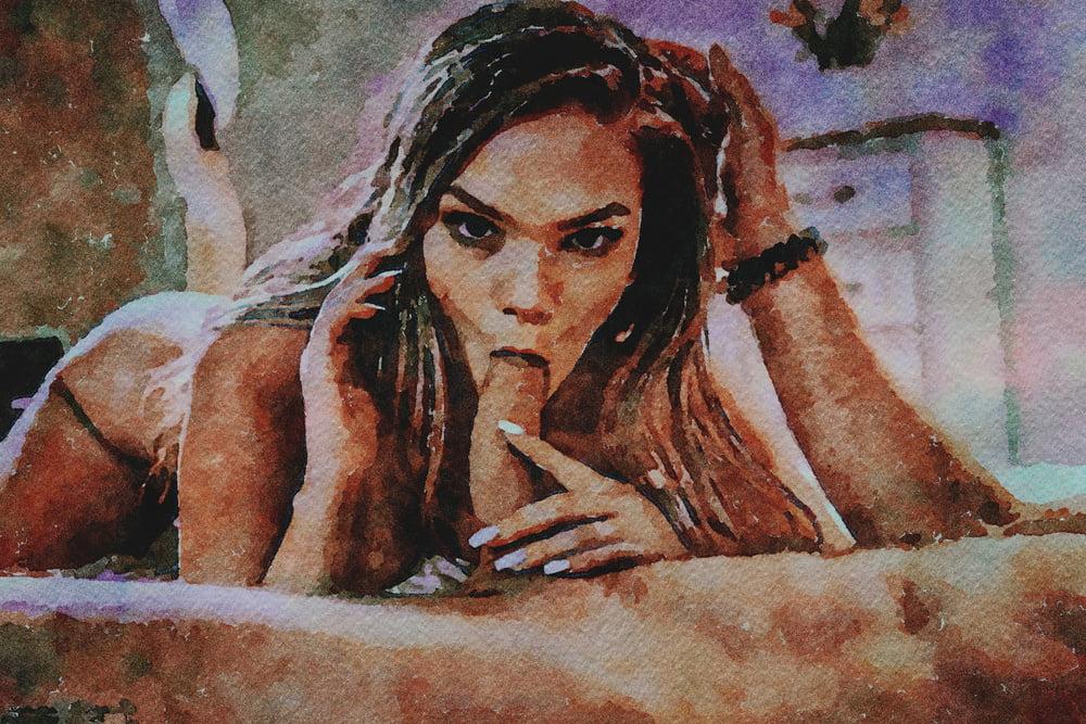 21P Erotic Digital Watercolor 32