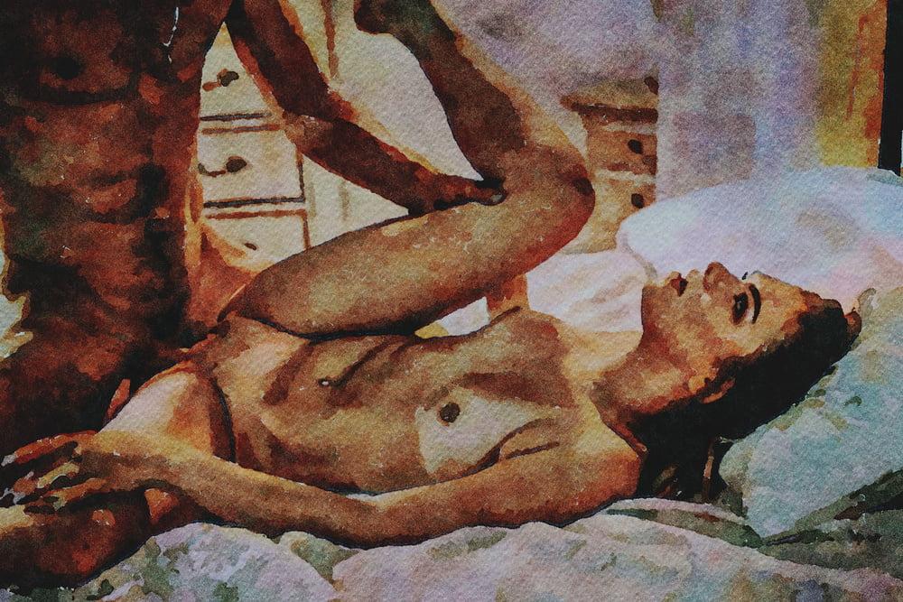 21P Erotic Digital Watercolor 32