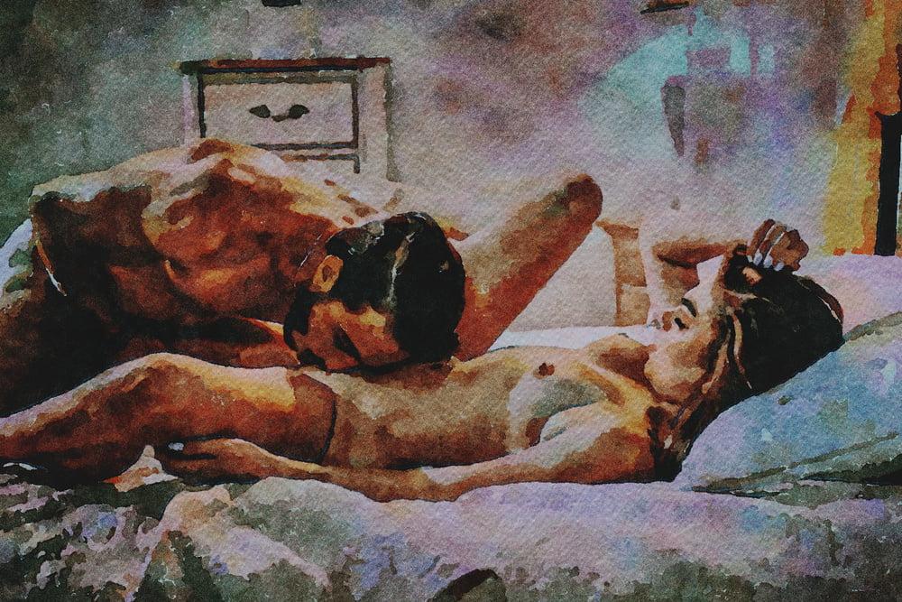 21P Erotic Digital Watercolor 32