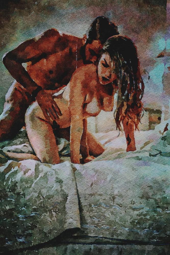 21P Erotic Digital Watercolor 32