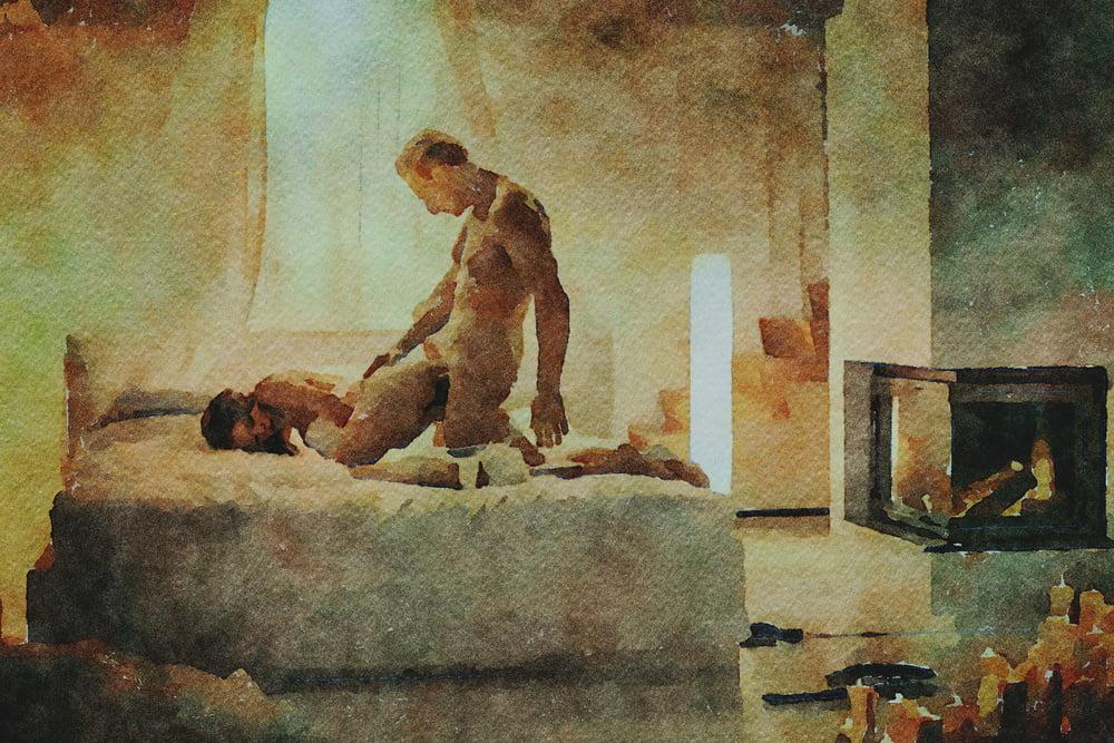 25P Erotic Digital Watercolor 29