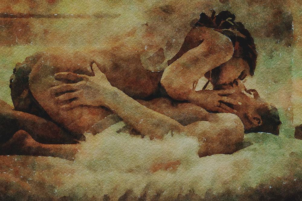 25P Erotic Digital Watercolor 29