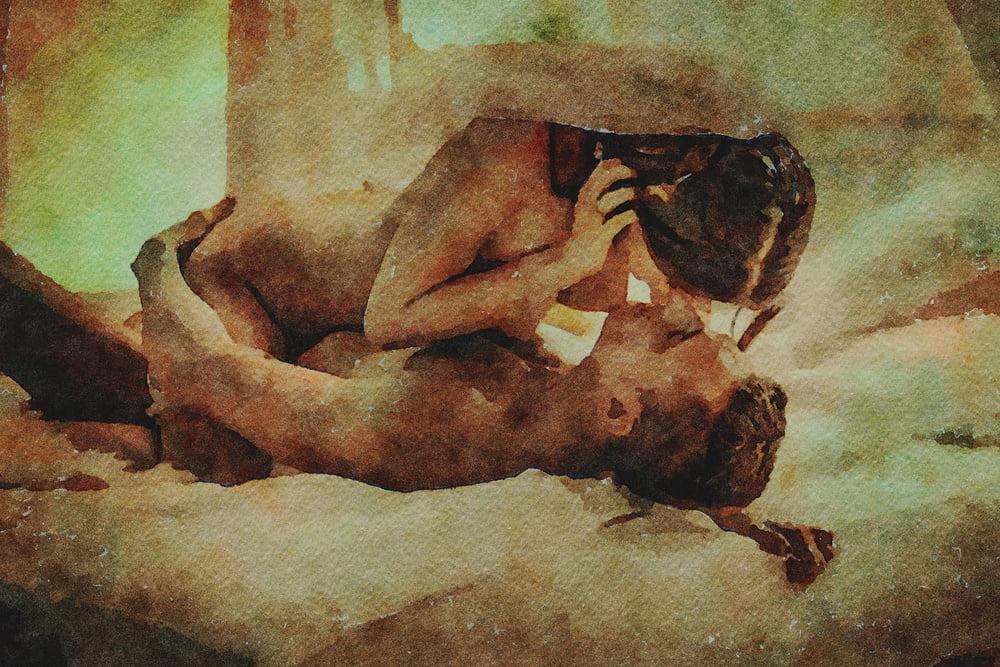 25P Erotic Digital Watercolor 29