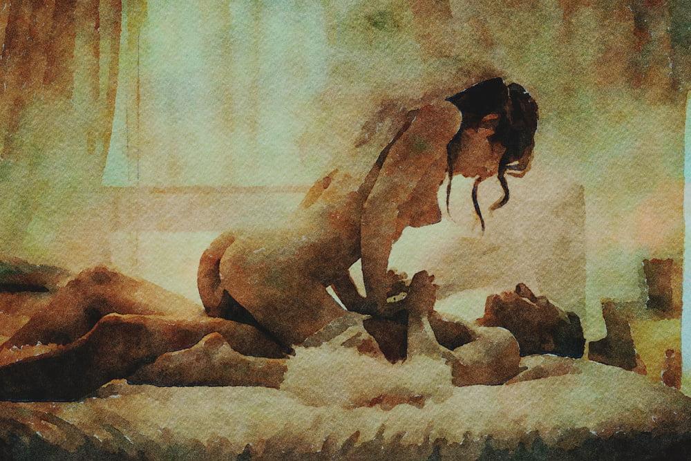 25P Erotic Digital Watercolor 29