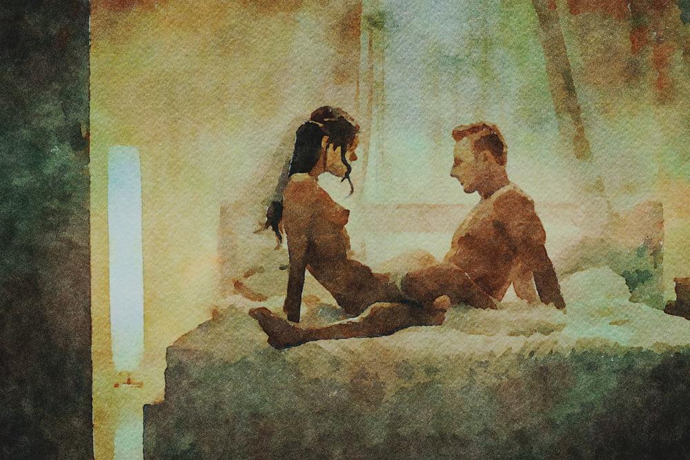 25P Erotic Digital Watercolor 29