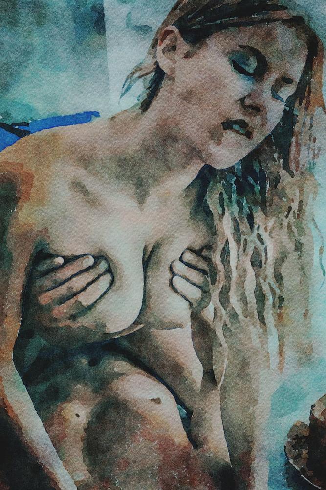 20P Digital Erotic Watercolor 35
