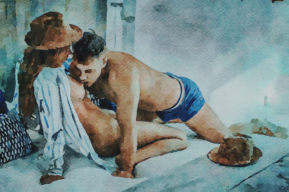 20P Digital Erotic Watercolor 35