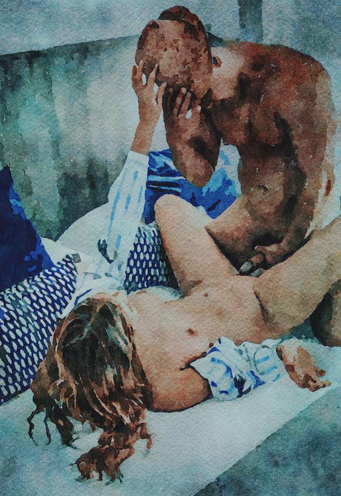 20P Digital Erotic Watercolor 35