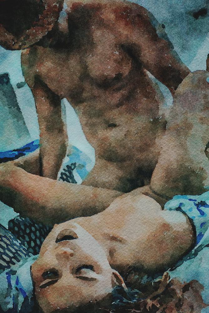 20P Digital Erotic Watercolor 35