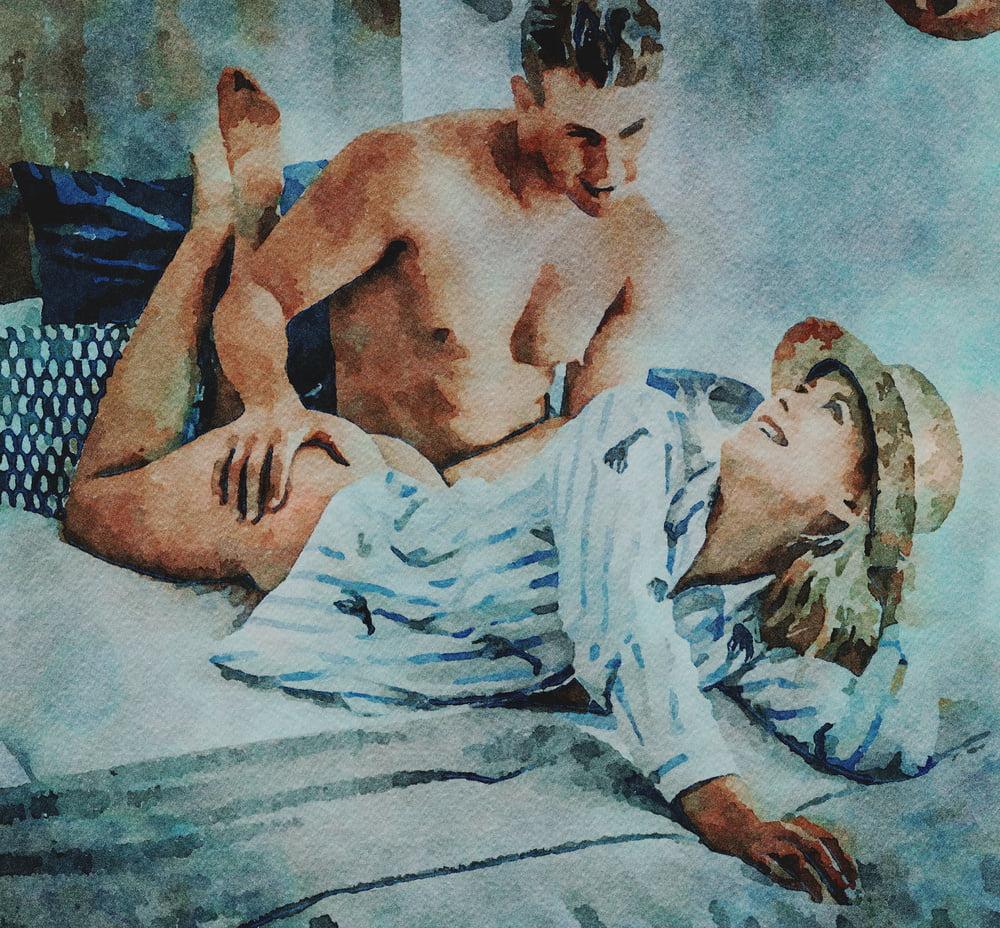 20P Digital Erotic Watercolor 35