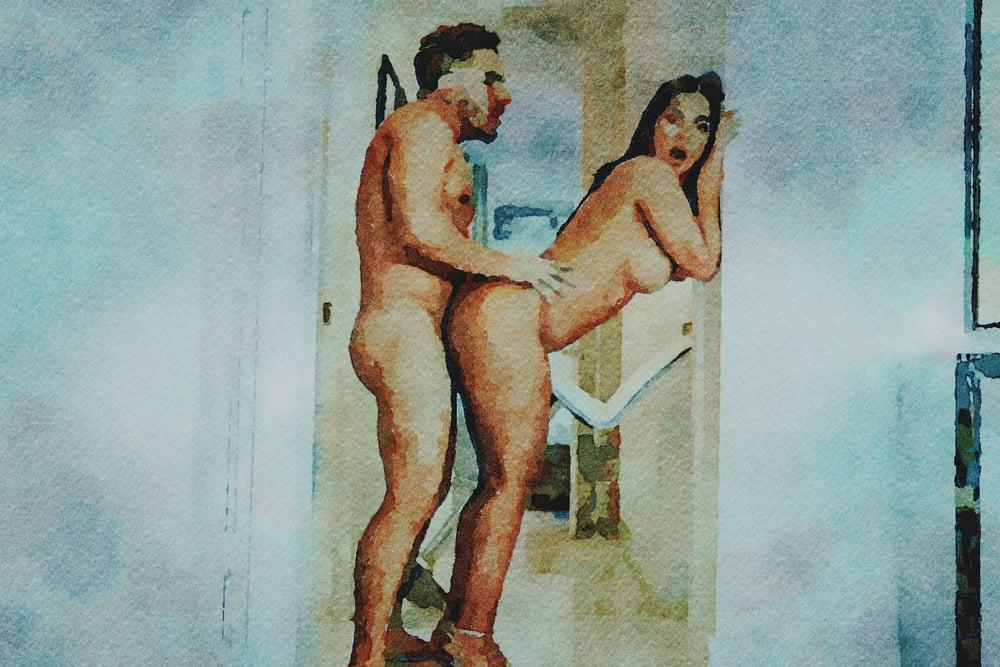 25P Erotic Digital Watercolor 27