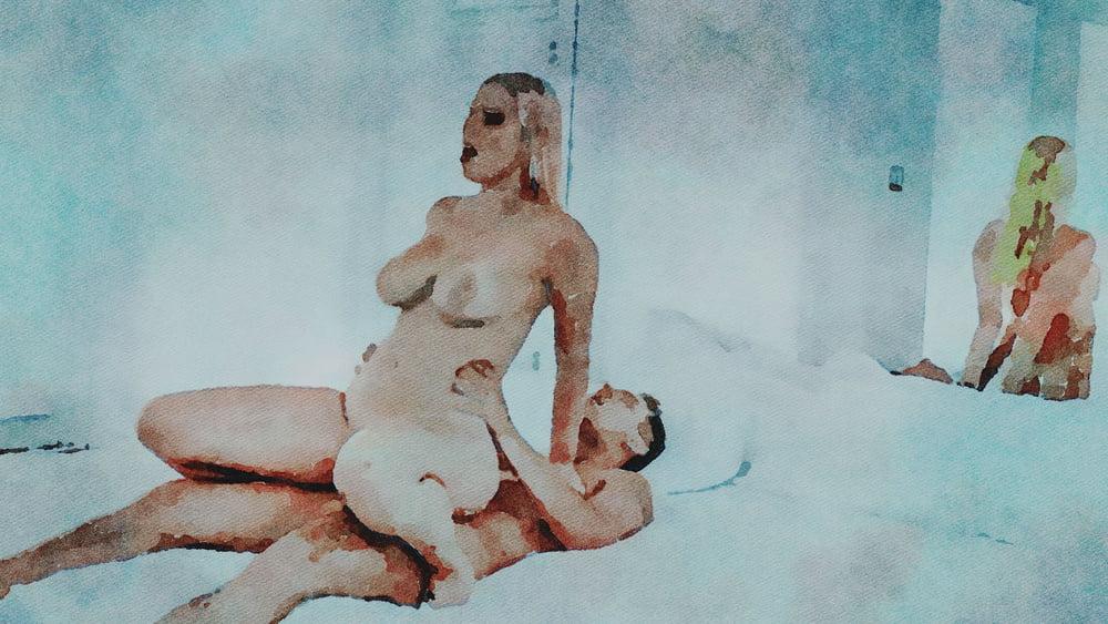 25P Erotic Digital Watercolor 27