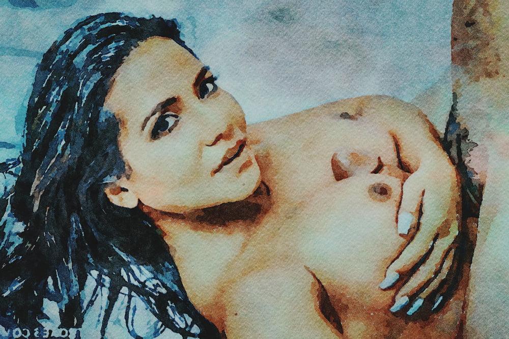 25P Erotic Digital Watercolor 27