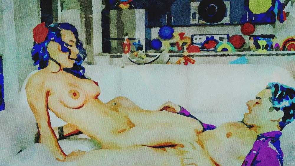 25P Erotic Digital Watercolor 27