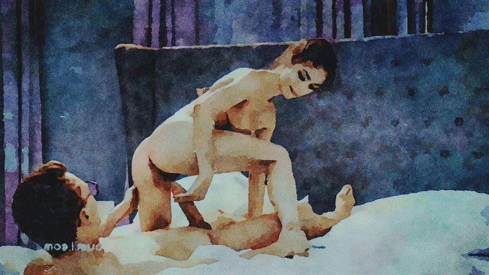 25P Erotic Digital Watercolor 27