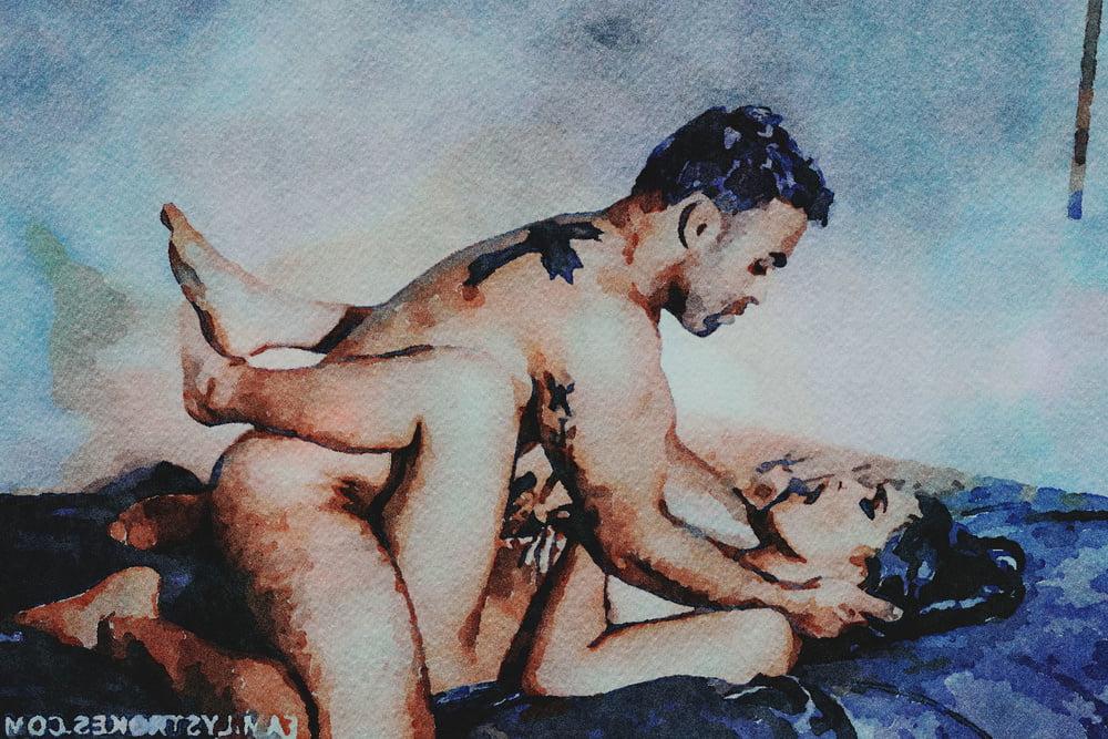 25P Erotic Digital Watercolor 27