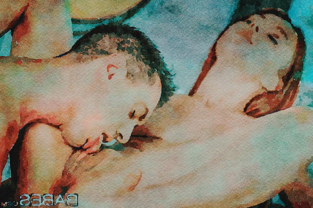 25P Erotic Digital Watercolor 26