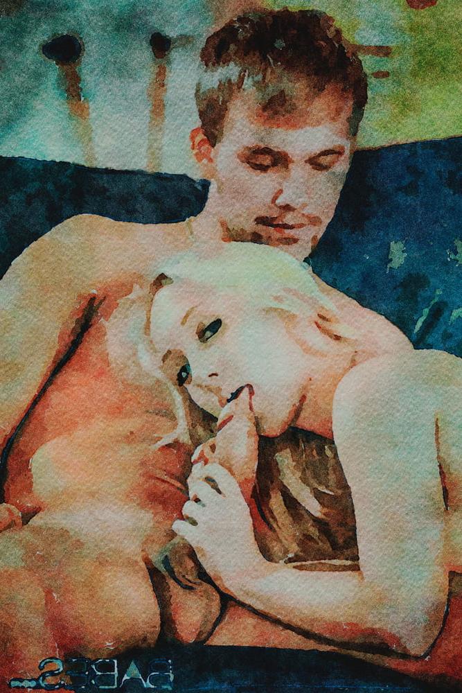 25P Erotic Digital Watercolor 26