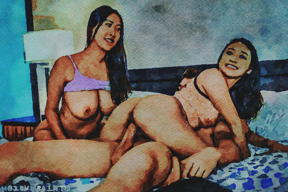 25P Erotic Digital Watercolor 26