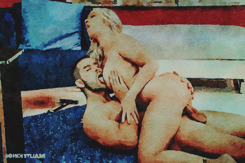 25P Erotic Digital Watercolor 26
