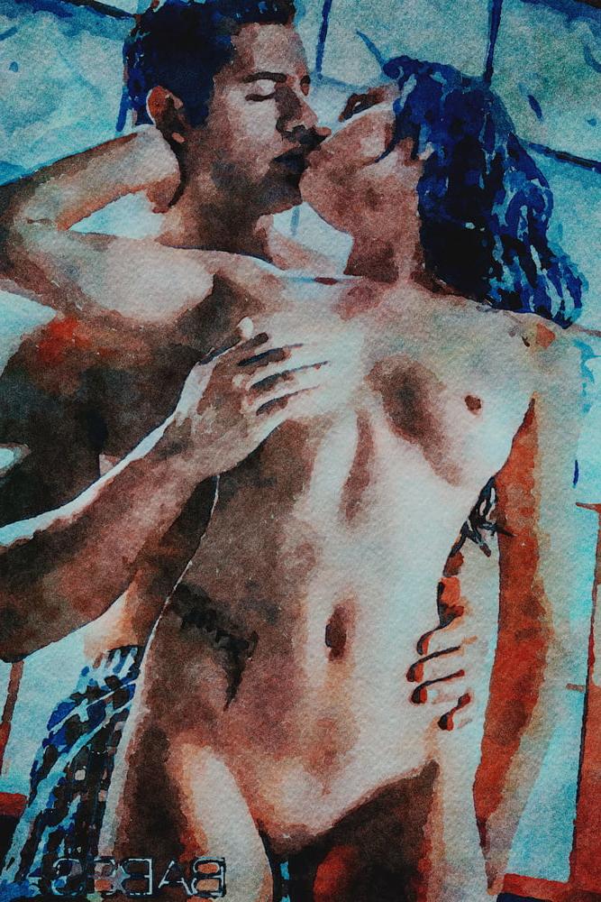 25P Erotic Digital Watercolor 26