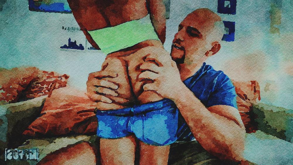 25P Erotic Digital Watercolor 26