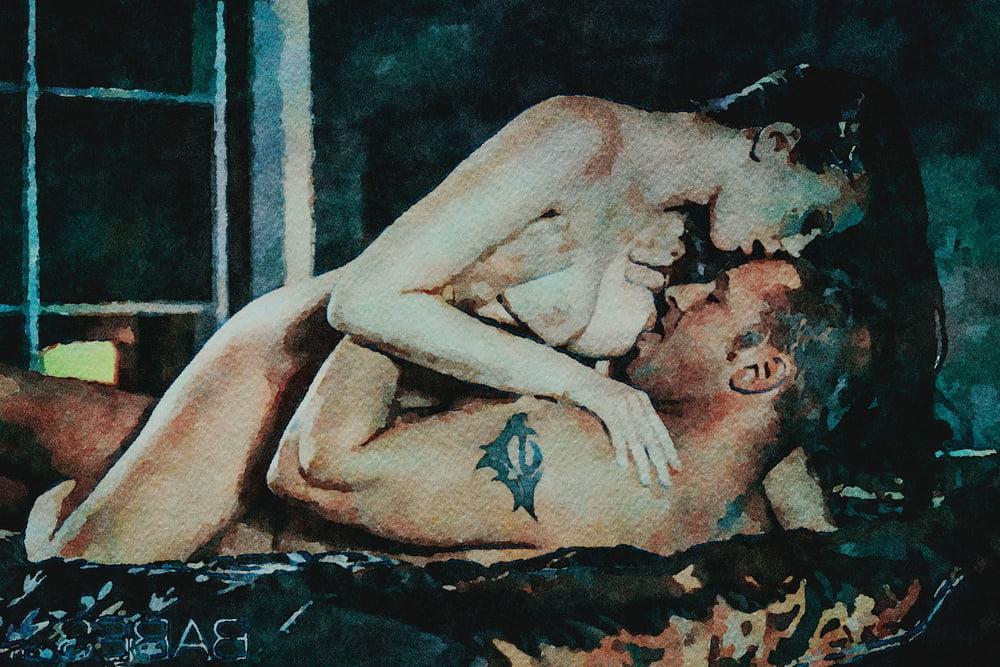 25P Erotic Digital Watercolor 26