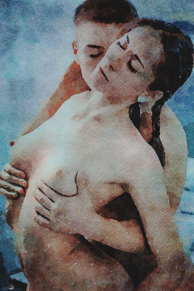 25P Erotic Digital Watercolor 50