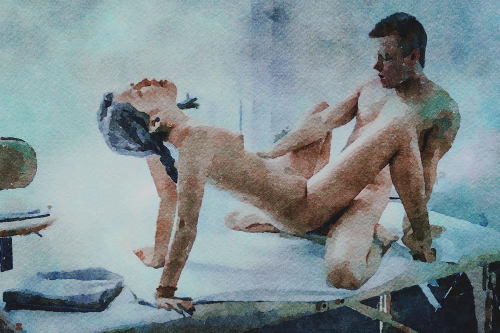 25P Erotic Digital Watercolor 50