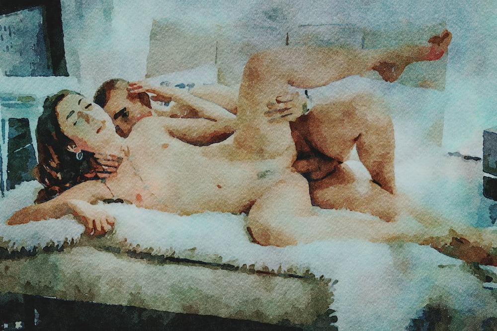 25P Erotic Digital Watercolor 50