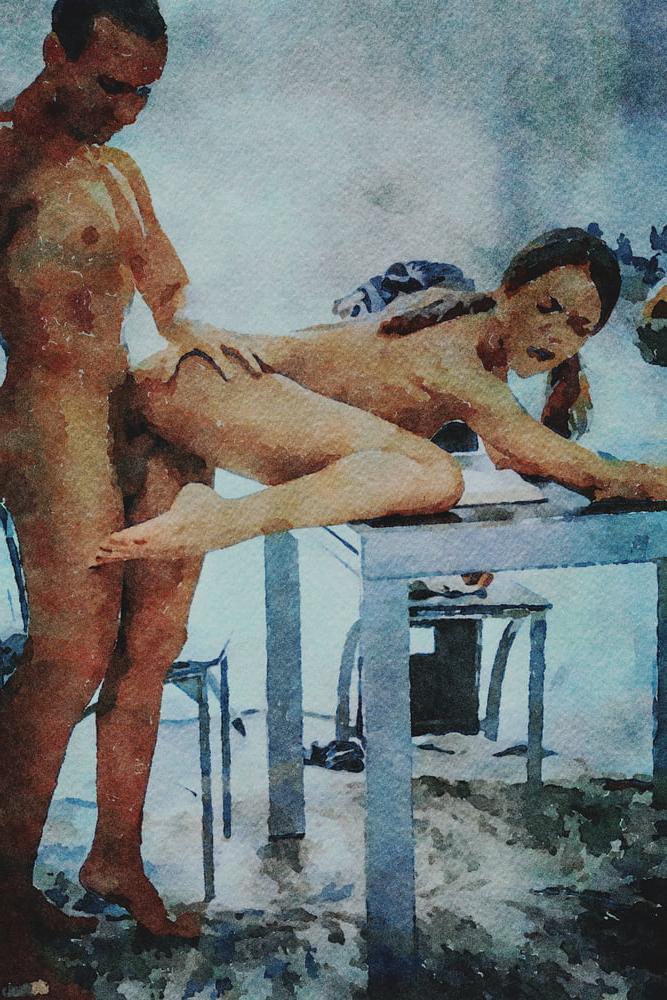 25P Erotic Digital Watercolor 50