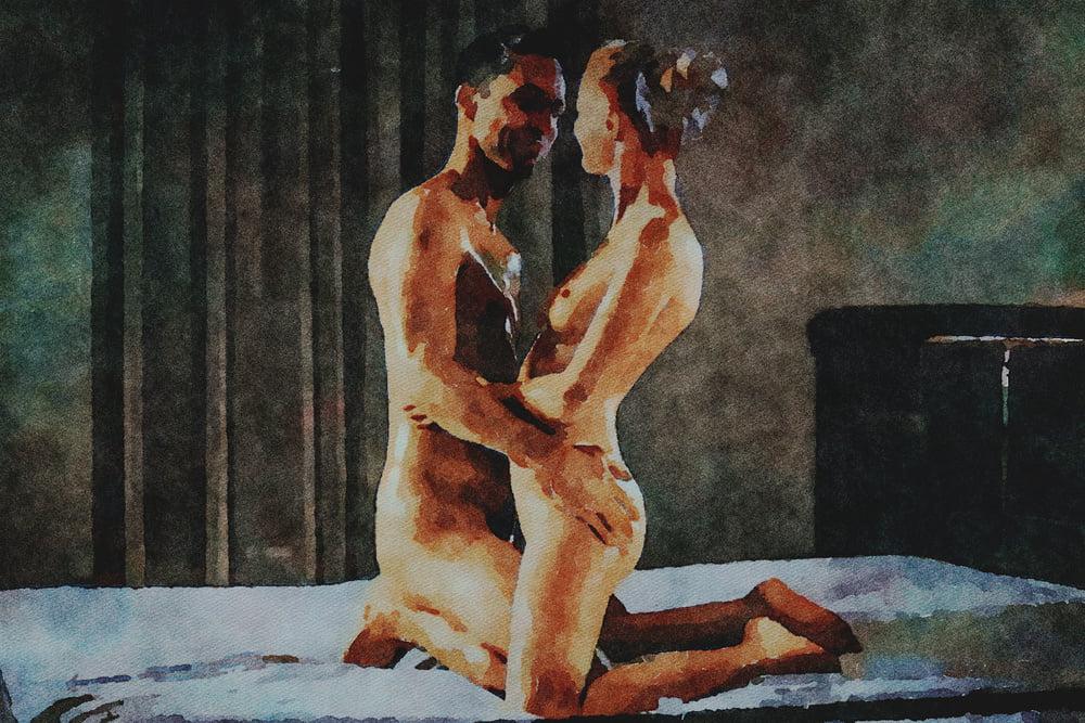 25P Erotic Digital Watercolor 28