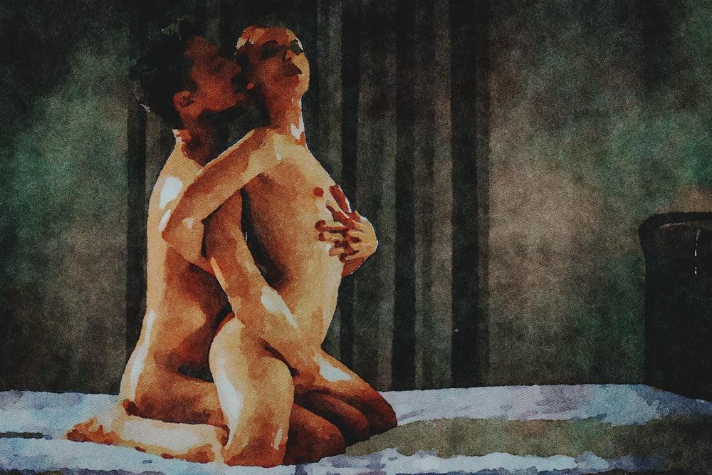 25P Erotic Digital Watercolor 28