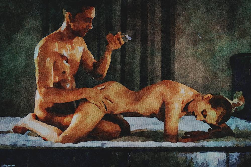 25P Erotic Digital Watercolor 28