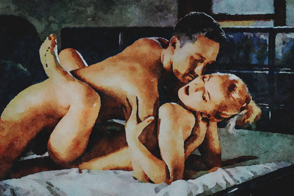 25P Erotic Digital Watercolor 28