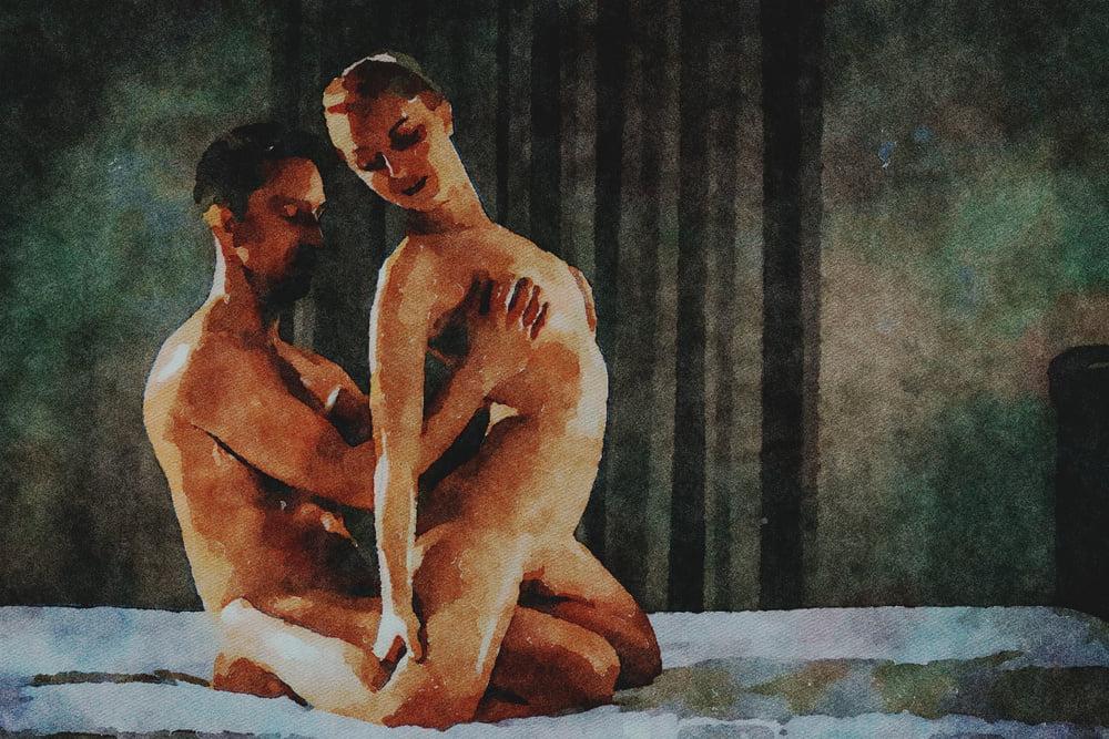 25P Erotic Digital Watercolor 28