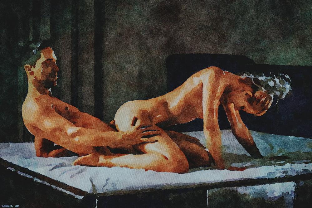 25P Erotic Digital Watercolor 28