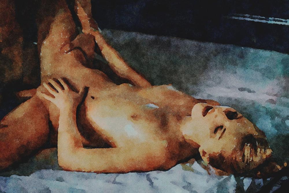 25P Erotic Digital Watercolor 28