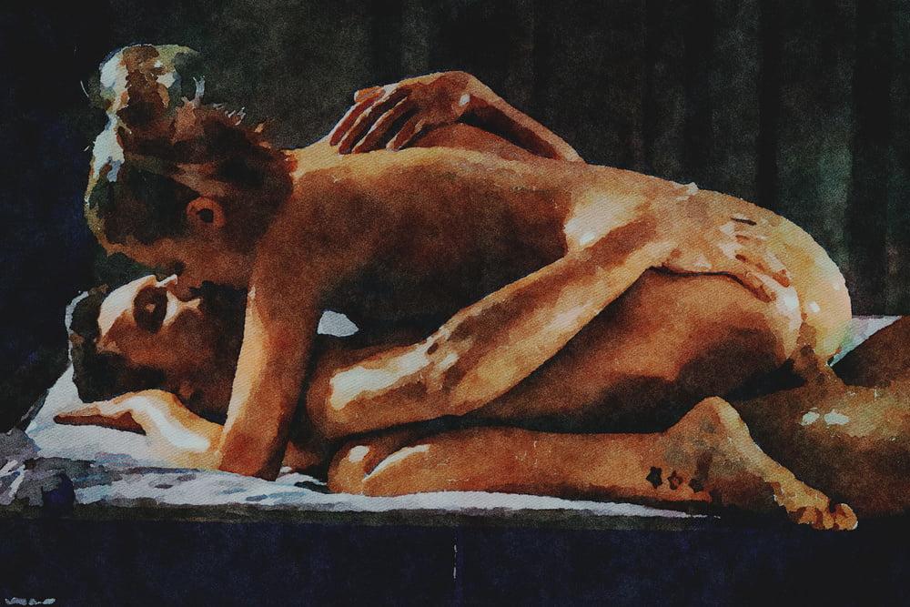 25P Erotic Digital Watercolor 28