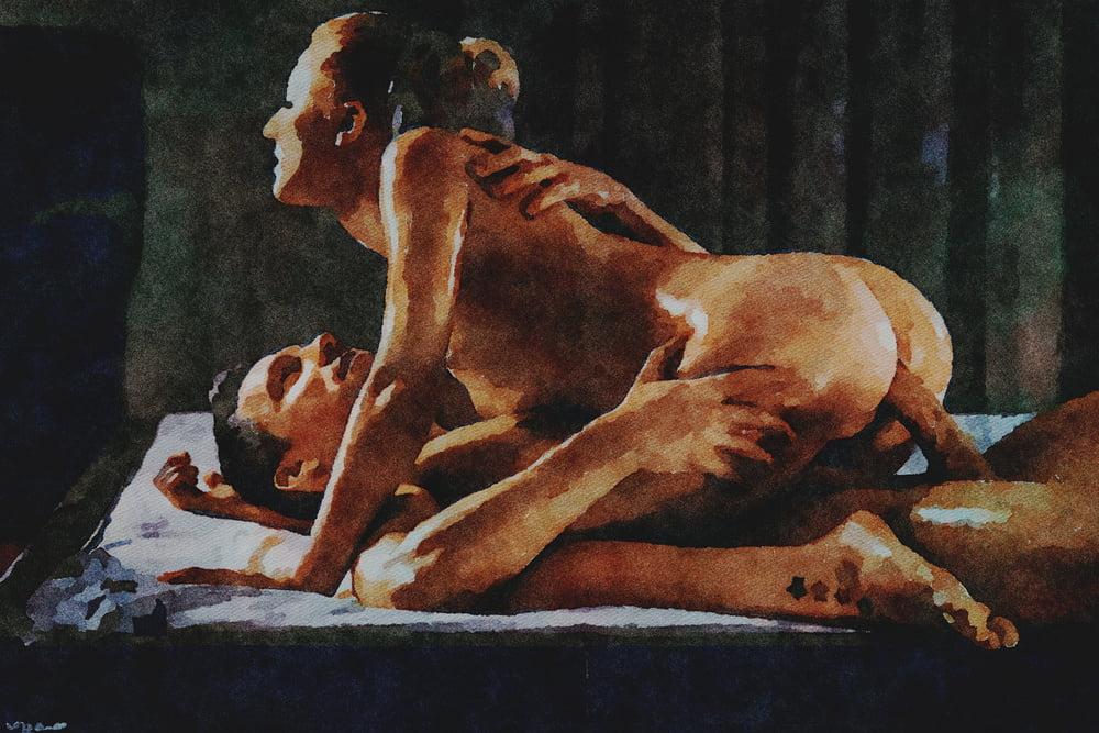 25P Erotic Digital Watercolor 28