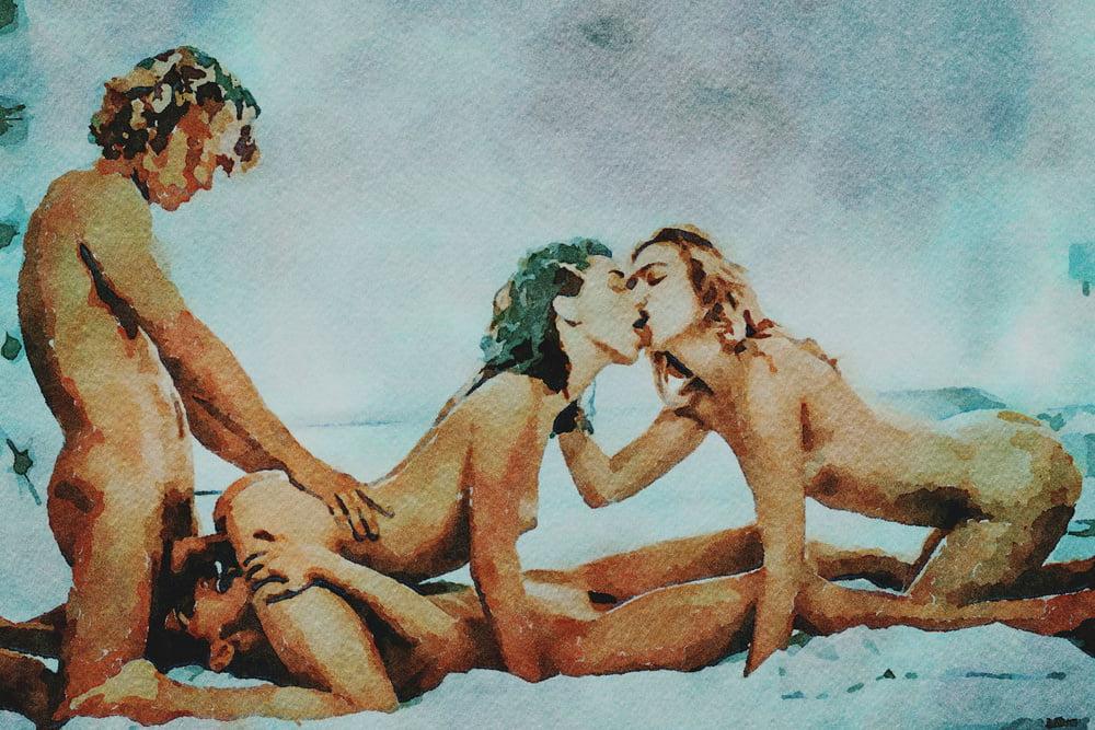 20P Erotic Digital Watercolor 24