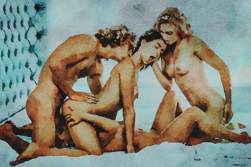 20P Erotic Digital Watercolor 24