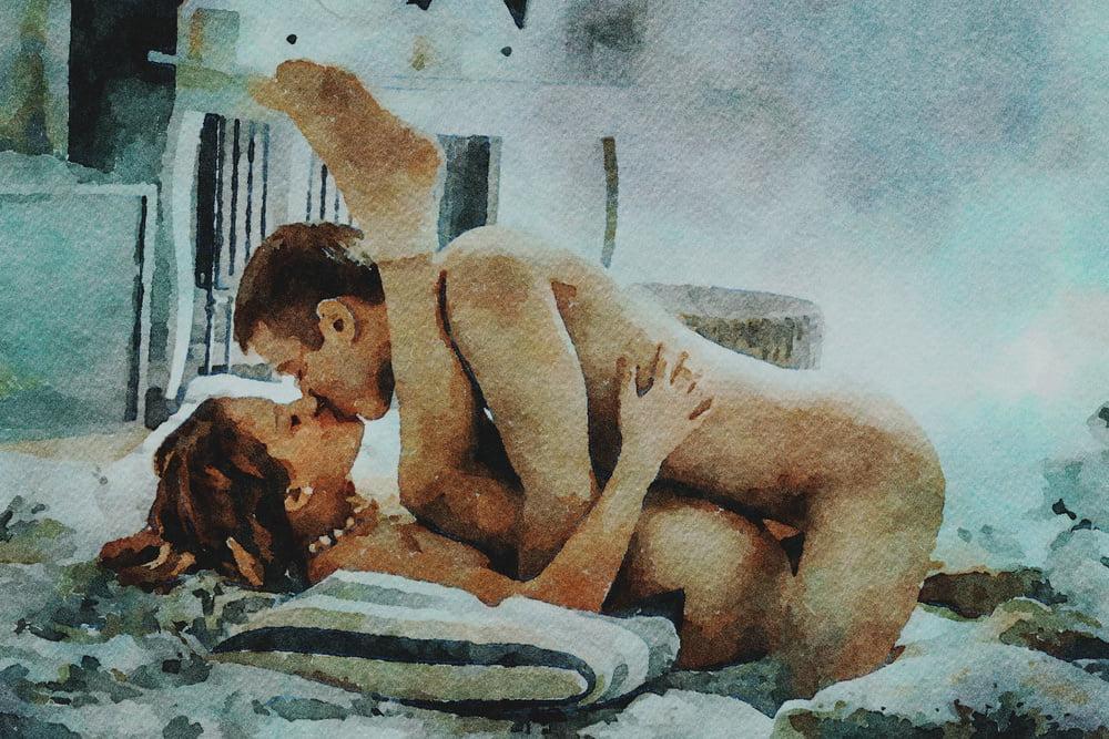 25P Erotic Digital Watercolor 47