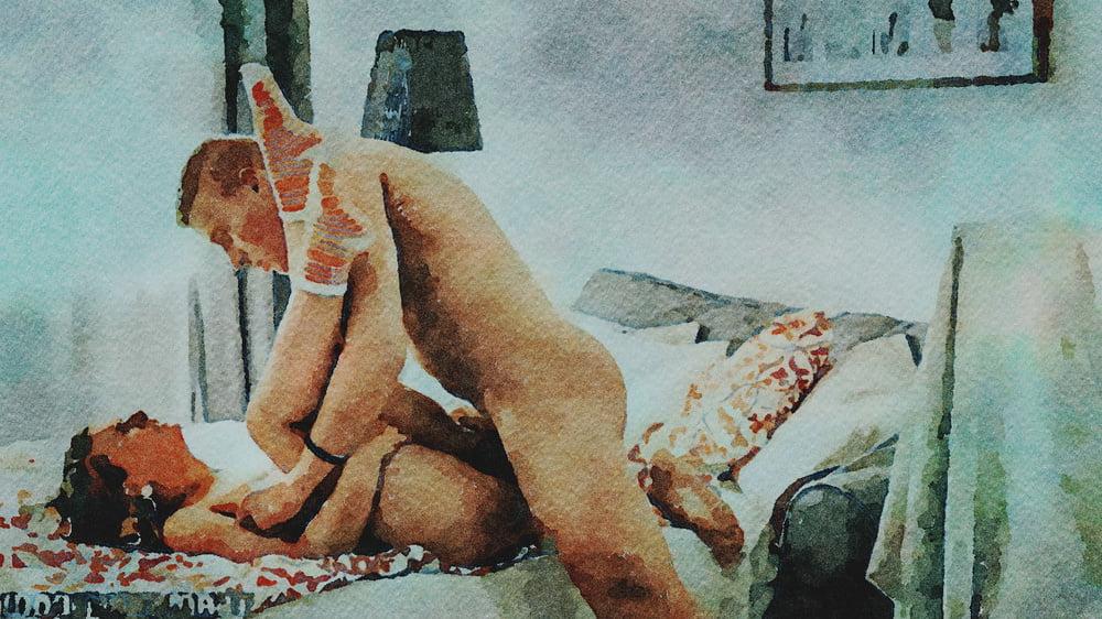 25P Erotic Digital Watercolor 47