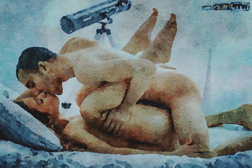 25P Erotic Digital Watercolor 47