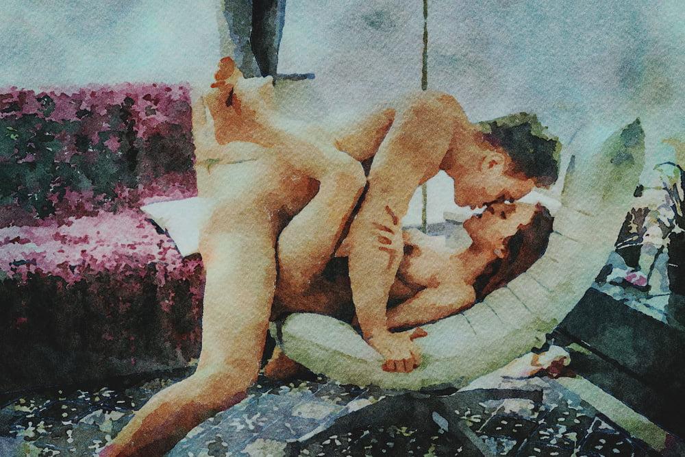 25P Erotic Digital Watercolor 47